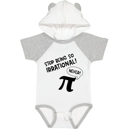 

Inktastic Stop Being So Irrational- Funny Pi Day Symbol Gift Baby Boy or Baby Girl Bodysuit