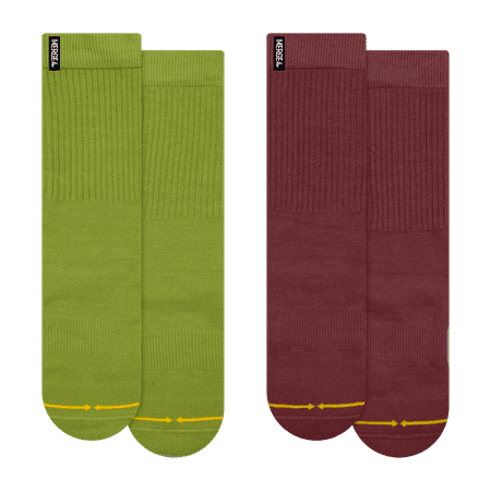 

REPREVE® Natural Crew Socks 2-Pack