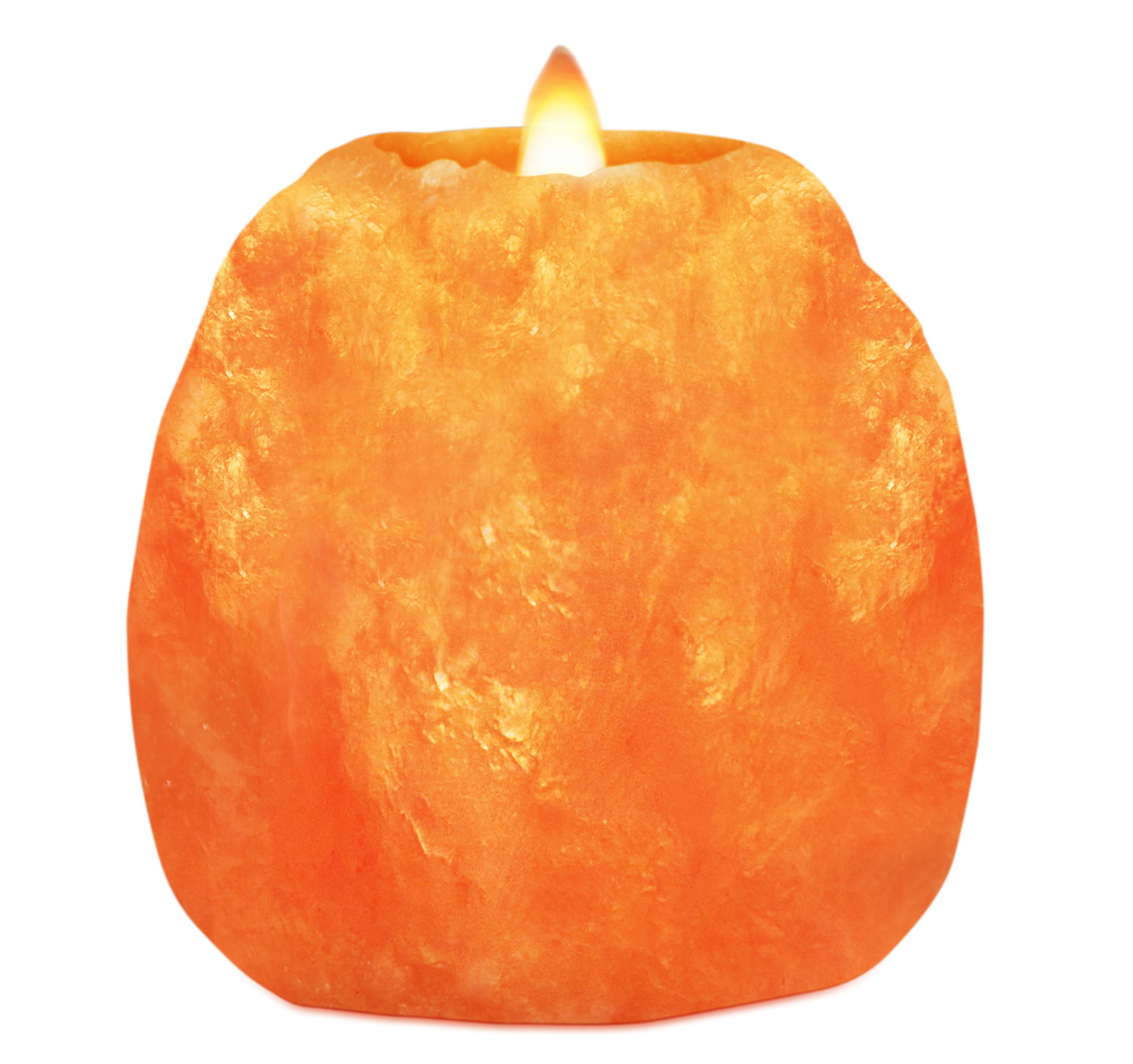 2 Natural Himalayan Rock Salt Candle Holder Buy one get one free 