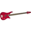 Rogue SX100B 4-String Electric Bass Candy Apple Red