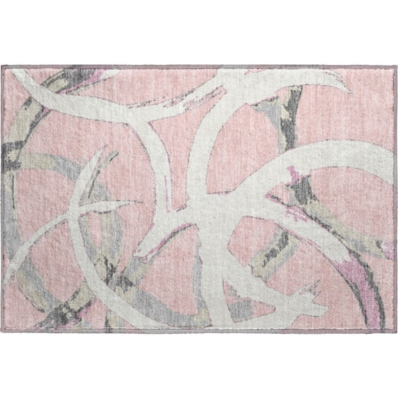Dalyn Rugs Premium Machine Washable Mayfield AMF1022 Pink 1'8" x 2'6" Rug