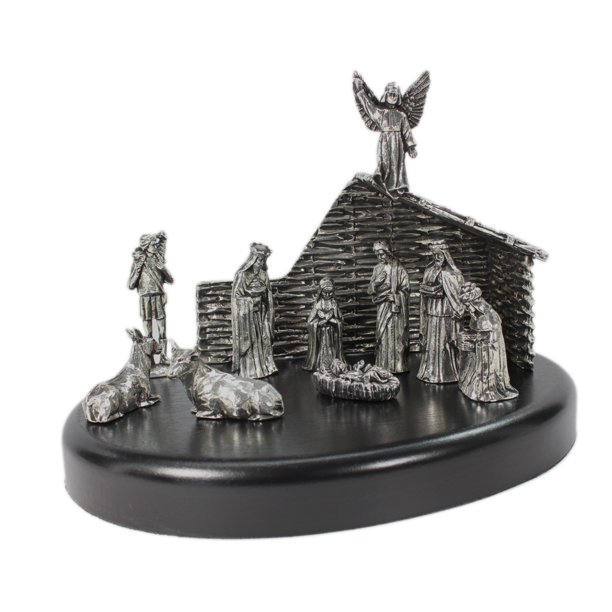 Nativity Set Pewter Made in Ireland