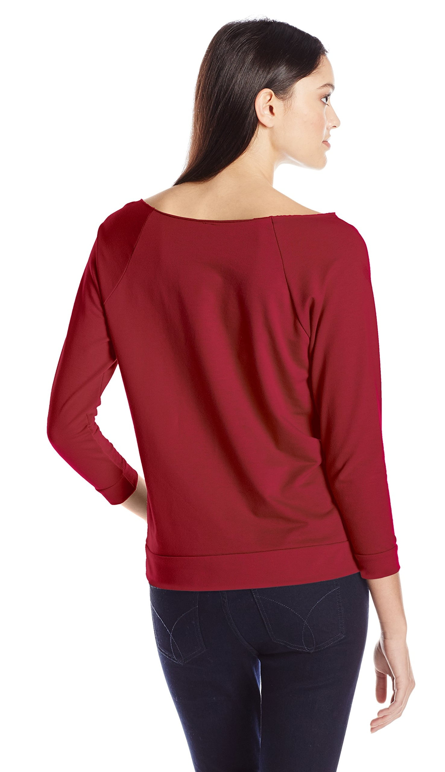 Women's Light Weight French 3/4 Sleeve Raglan Top