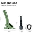 thumbnail image 4 of Mduoduo 1PC Metal Jerry Can Gas Canister Rubber Nozzle Spout For 5L 10L 20L jerry cans Car Accessories, 4 of 9