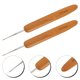 thumbnail image 4 of 2pcs Bamboo Knitting Needles Set Carbonized Single-ended Crochet Needles(0.5mm+0.75mm), 4 of 4