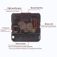 thumbnail image 3 of Matsuzay Reloj de cuarzo de construcción duradero negro con funcionamiento silencioso Reloj de cuarzo silencioso de amplia aplicación Electrónica Como se muestra 12 mm, 3 of 6