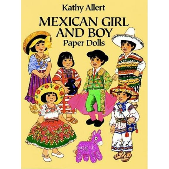 Pre-Owned Mexican Girl and Boy Paper Dolls (Paperback) 048627229X 9780486272290