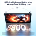 thumbnail image 6 of Aorlym P10 Pro Android 16 Tablet, 10 inch Tablets with Gemini AI, 120Hz, 48GB RAM+128GB ROM/2TB, Octa-Core T7250, 8800mAh, 13MP+5MP, 3.5mm Jack, Face ID, GPS, 5G WiFi, OTG, Tablet with Keyboard Pen, 6 of 10