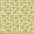 thumbnail image 2 of Ambesonne Fruits Fabric by the Yard Upholstery, Soft Pattern of Summer Pears, 5 Yards, Pale Orange and Lime Green, 2 of 5