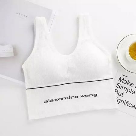 

Yoga Sport Bra Easy To Clean For Bedroom Kitchen White One Size