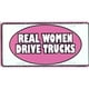 Les Vraies Femmes Conduisent des Camions Rose Plaque d'Immatriculation – image 1 sur 2