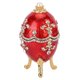 thumbnail image 4 of Huevo Faberge esmaltado pintado a mano Ecomeon Caja de baratijas de Pascua Decoración de escritorio, 4 of 4