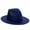 Dark blue, variant on Clearance! Fdelink Women's Crushable Wool Felt Outback Hat Panama Hat Wide Brim, Women Hat (Black)