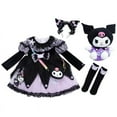 thumbnail image 3 of Ensembles de Cosplay Anime Filles Automne Hiver Manches Longues Robe Princesse Kawaii, Mélange Coton Polyester, Cadeau de Noël, 3 of 9