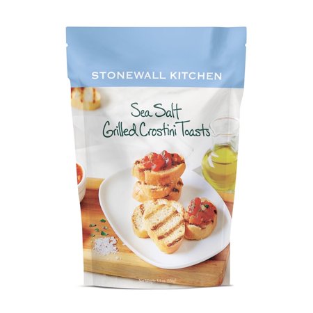 Stonewall Kitchen Sea Salt Grilled Crostini Toasts 5.5 Ounce Bag