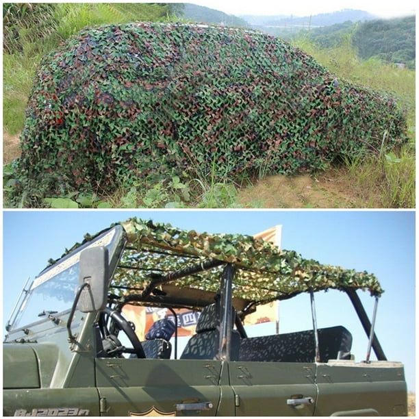 Woodland Camo Netting Camouflage for Netting Camping Sunshade Hunting 3