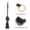 thumbnail image 3 of Uxcell 22.4" Macrame Hanging Planter Indoor Air Plant Decor Holder, Black 2 Pack, 3 of 5