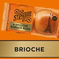 thumbnail image 3 of St Pierre Brioche Burger Buns, 4 count, Hamburger Buns, 7 oz Bag, 3 of 6