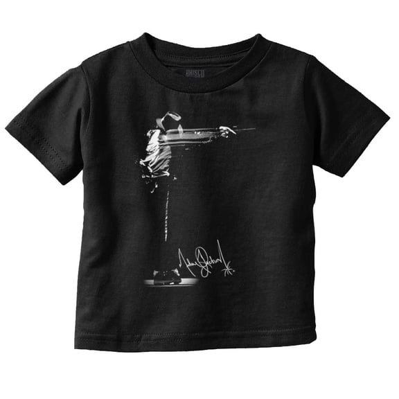 Michael Jackson Signature Autograph Toddler Kids Crew Neck Graphic T-Shirt Brisco Brands 6M