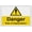 Warning Sign 3, variant on Danger Pedestrians Crossing 8"x12", Aluminum Tin Warning Signs for Home Outdoor Garden, Weatherproof Traffic Sign for Road