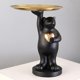 thumbnail image 1 of Escultura creativa de oso con bandeja DYNWAVEMX Estatua del oso polar Negro, 1 of 7