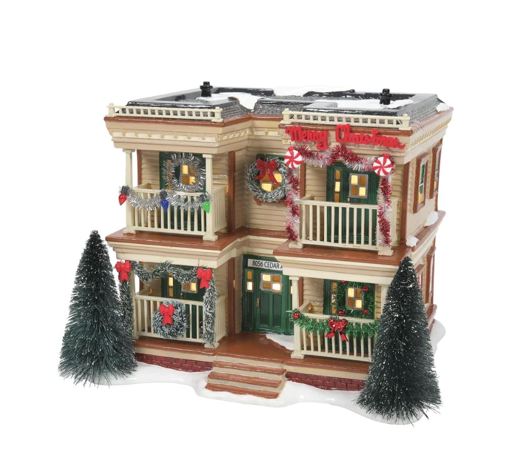 Department 56 House Holiday Flats Apartments Original Snow Village 6009710