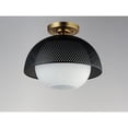 thumbnail image 4 of 1 Light Flush Mount Maxim Lighting 10083Wtbksbr, 4 of 5