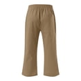 thumbnail image 5 of TZEWGL Comfortable High Waisted Wide Leg Pants For Kids Elastic Trousers Comfy Straight Leg Long Pants With Pockets For Children size 4-5T, 5 of 5