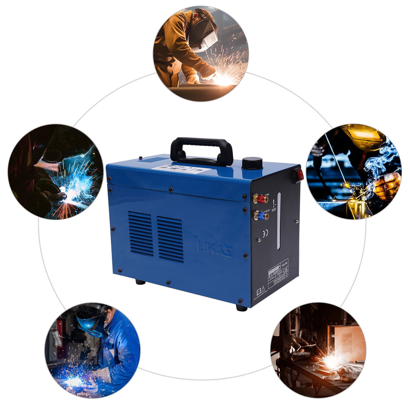 Industrial Water Chiller 10L TIG Welder Torch Water Cooling System Cooler The Cooling Circulating Water Tank