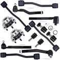 thumbnail image 3 of ECCPP - 14PCS Front Inner Outer Tie Rod End Sway Bar Link Lower Upper Ball Joint Wheel Hub Bearing Compatible Fit 1999-2004 For Jeep For Grand Cherokee Suspension Kit, 3 of 5