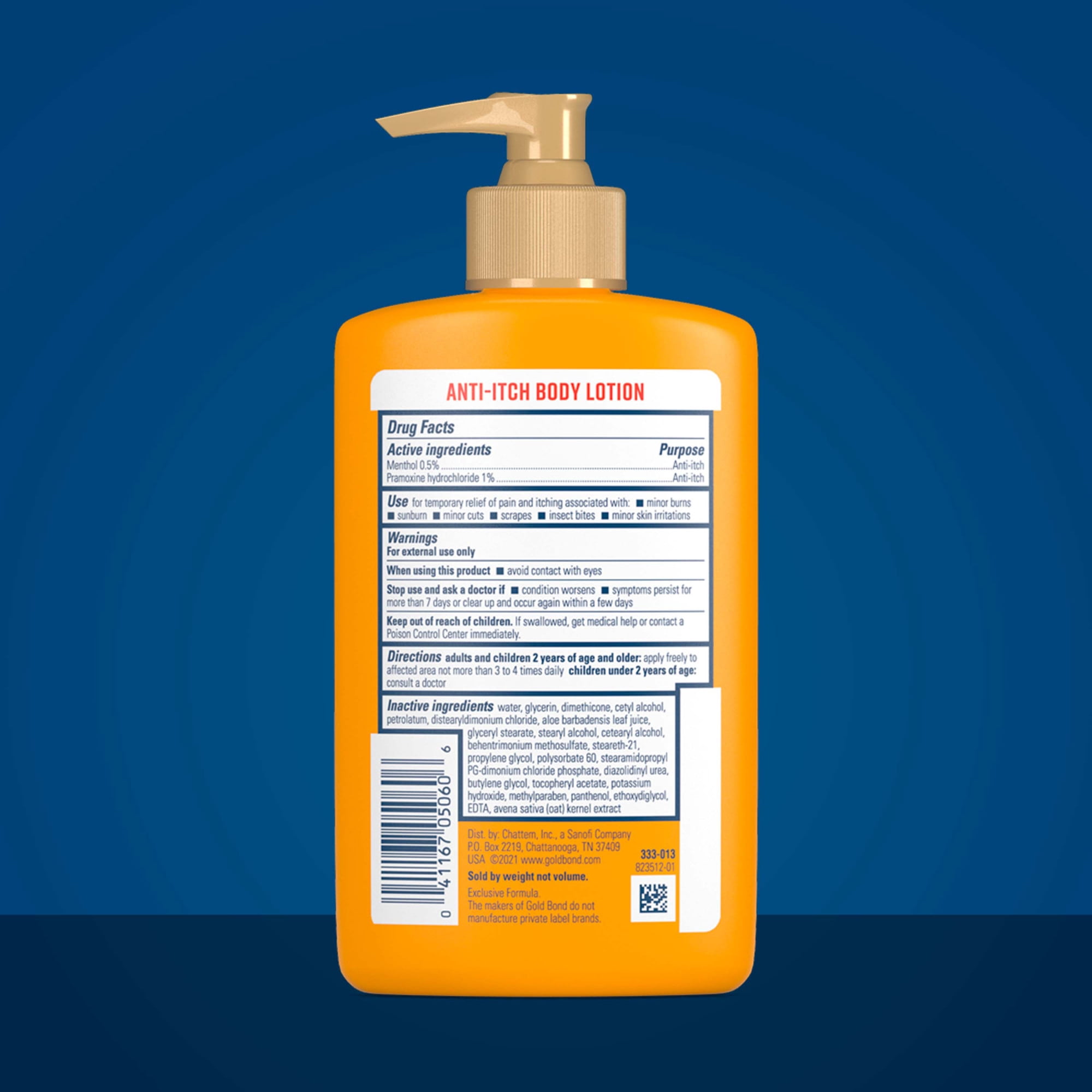 (2 pack) Gold Bond Medicated Anti-Itch Body Lotion, 5.5 oz., Steroid Free, Fast Acting Itchy Skin Relief