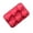 Red, variant on BIZHUA Christmas Tree Silicone Biscuit Mold 6 Cavity, Nonstick Baking Pan for Holiday Gingerbread and Cake, Flexible Pastry Tray for Treats