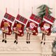 thumbnail image 1 of 4 Medias navideñasAdornos navideñosCalcetines de Papá NoelMuñecos de tela cuadriculadaMedias de pelusaPerchas para árboles de Navidad, 1 of 5