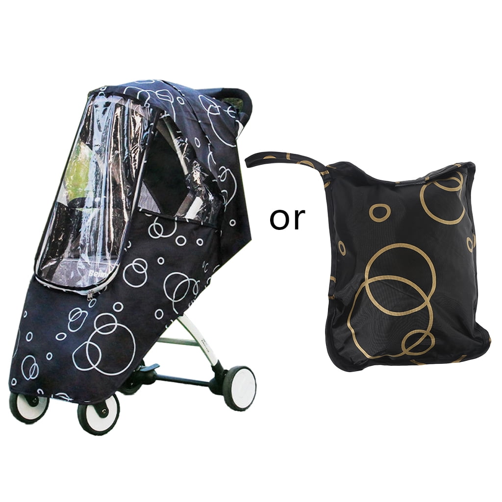tegongse Babies Stroller Raining Cover Travel Weather Shield Accessory Waterproof Windproof for Protection Protect from Dust Snow