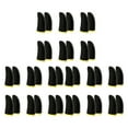 thumbnail image 2 of 18-Pin Carbon Fiber Finger Sleeves for Mobile Games Contact Screen Finger Sleeves (36 Pcs),36 x Gaming finger Sleeves,black-yellow, 2 of 7