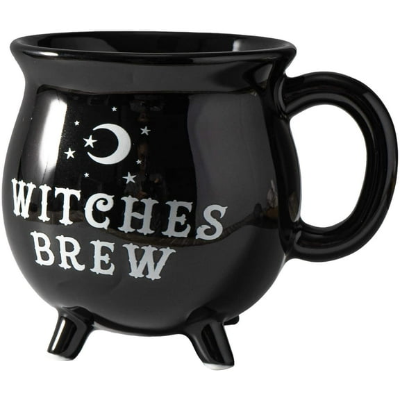 Witches Brew Cauldron Ceramic Mug Halloween 12 fl oz with Handle Tabletop Decoration