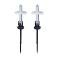 thumbnail image 3 of Solar Cross Garden Stake Color Changing LED Pathway Light Durable Weatherproof for Year‑Round Outdoor Use – No Wiring Needed, 3 of 7