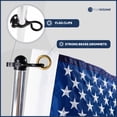 thumbnail image 4 of Five Oceans Pontoon Flag Pole Socket with Flag, Boat Flag Pole Kit, American Flag for Boat, U.S. 50 Star Sewn Boat Flag 12" x 18"- FO4686, 4 of 9
