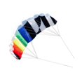 thumbnail image 4 of Cometa de de doble línea 55 pulgadas sin esqueleto con líneas Cometa de parafoil de 2 cuerdas suave para adultos para park kiting beach al, 4 of 8