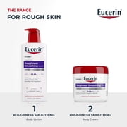 Eucerin Roughness Smoothing Body Lotion for Dry, Rough Skin, 16.9 fl oz Bottle