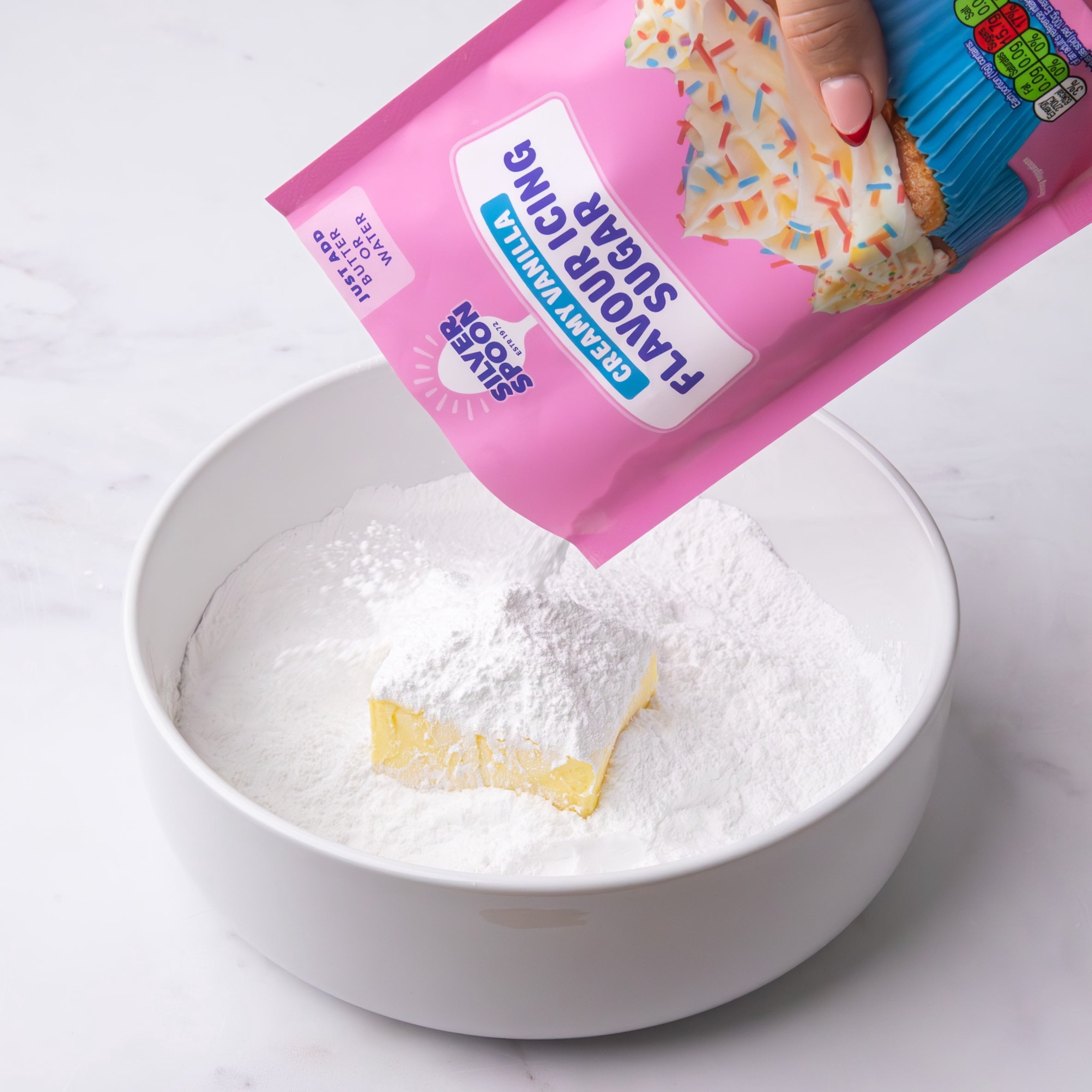 Silver Spoon Vanilla Icing Sugar 200g, Imported from Britain