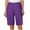 AB-Purple, variant on QATAINLAV Women's Elastic High Waisted Bermuda Shorts Milk Silk Soft Comfy Lounge Shorts Solid Casual Short Pajama Pants with Pockets Orange XXXL Back to College Sales