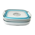 thumbnail image 3 of Set of 2 Collapsible TPE/PP Rectangular Tub with Drainer, 3 of 6