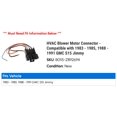 thumbnail image 2 of HVAC Blower Motor Connector - Compatible with 1983 - 1985, 1988 - 1991 GMC S15 Jimmy 1984 1989 1990, 2 of 2