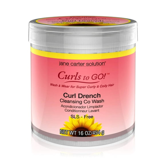 Jane Carter Solution Curl Drench Cleansing Co-Wash (16Oz) - Hydrating Nourishing Reduce Frizz