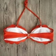 thumbnail image 3 of Women Two Pieces Sexy Off-Shoulder Bikini Set High Waist Bandages, 3 of 5
