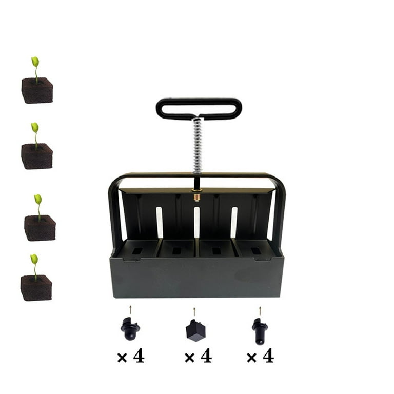 Soil Handheld 2 inch Manual Convenient Soil Block Machine for Outdoor  Vegetable Fruits Greenhouse seedling Terraces Potting Soil