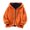 Orange, variant on KDFJPTH Child Sweater Toddler Kids Boys Girls Long Sleeve Winter Zippered Hoodie Jacket Thicken Warm Outwear Coat