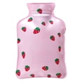 thumbnail image 2 of MOQIN Cute Hand Warmer Hot Water Bag Warm Cartoon Hot Water Bottle Heat Water Filling Keeping Warm Coldproof Heat Pack Hot Water Bag,Warm Gift for Kids Girls Boys, 2 of 3