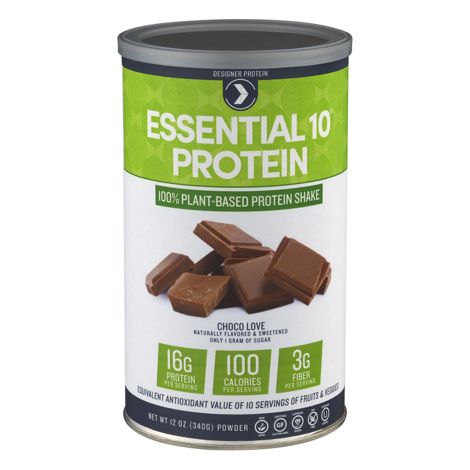 Designer Protein Essential 10 100 Plant Based Protein Powder